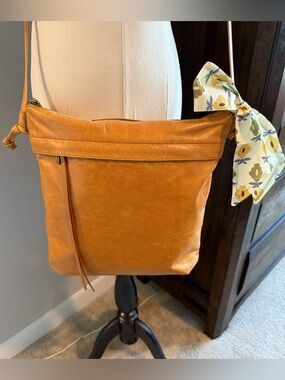 HOBO Tan Leather Crossbody Bag